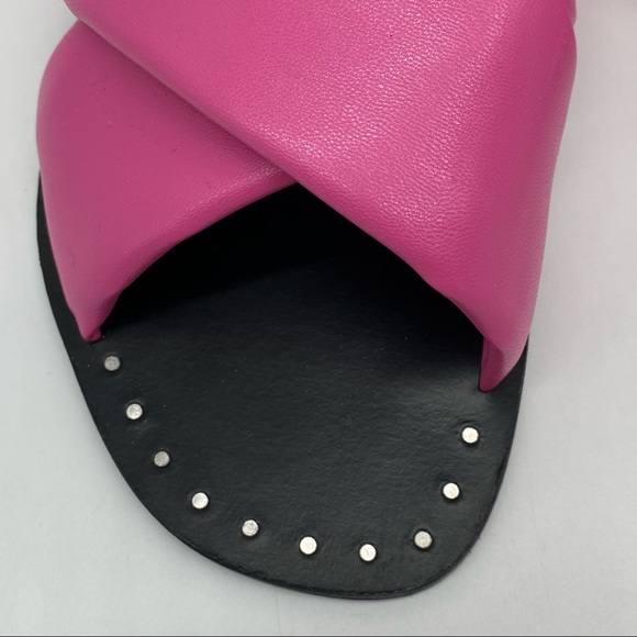 AQUA
Women's Silky Criss Cross Slide Sandals in Pink size 9M - Picture 2 of 7